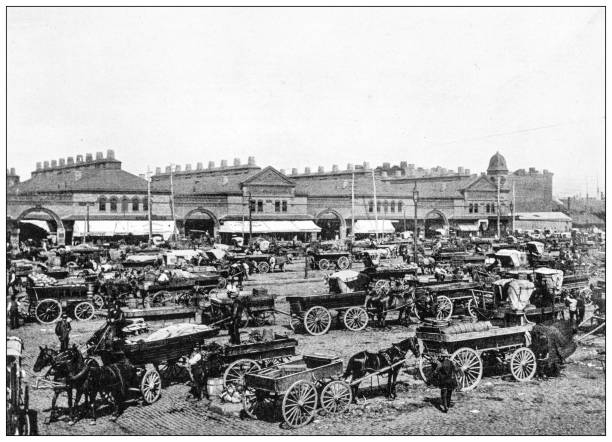 istock History and landmarks of USA: Market, New York 2177991033