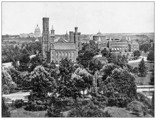 History and landmarks of USA: Smithsonian Institution, Botanical Gardens, Washington DC