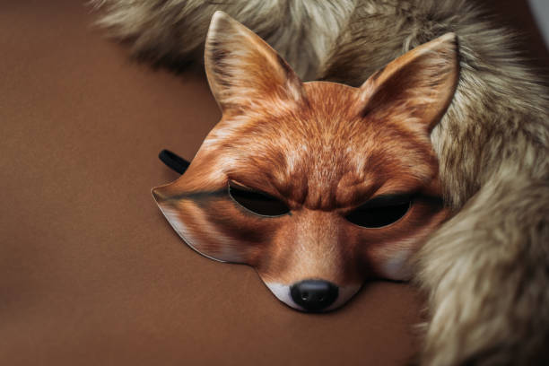 istock Mask and tail of a fox, quadrober, youth direction 2177992066