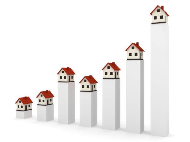 istock Real estate house price growth chart 2177994523