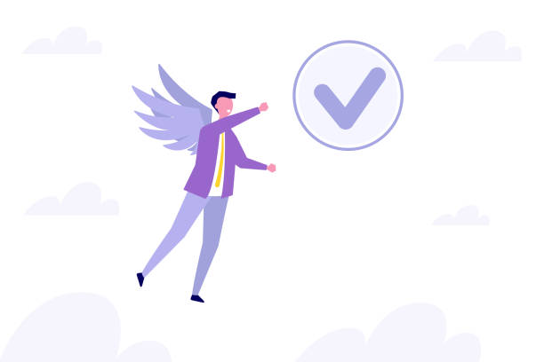 istock Aspiration to achieve task, mid-term and long term goals, success or achievement. Vector illustration. 2177999852
