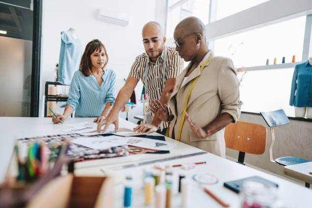 istock Group of people in the sewing studio 2178006497