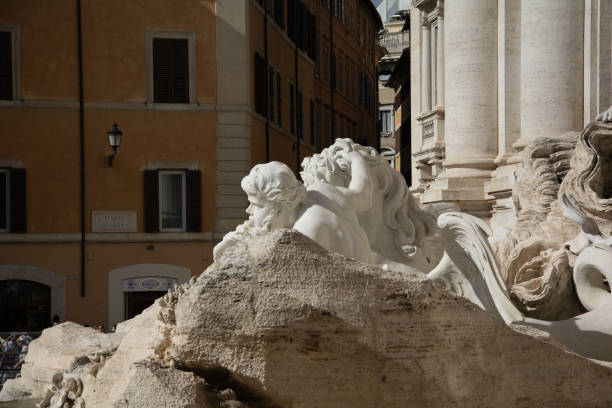istock Trevi Fountain's Symbolic Guardians 2178006748