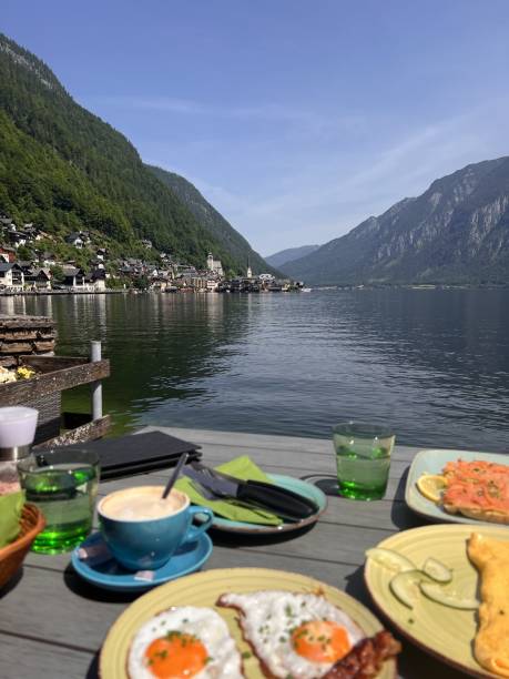 istock Healthy breakfast at the lake 2178007090