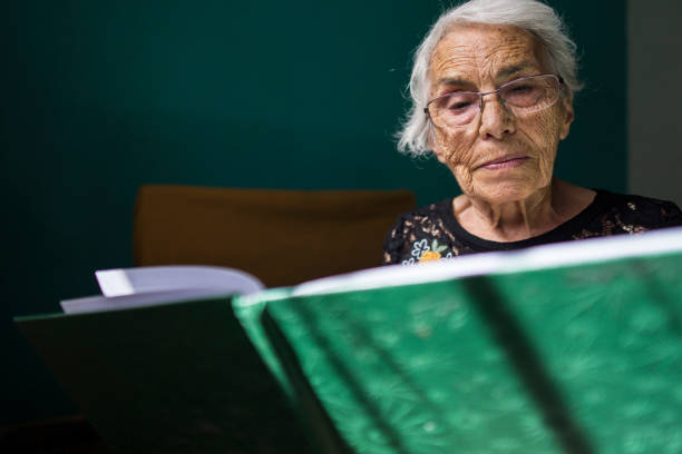 A Calm Moment for a  mature lady with a Book