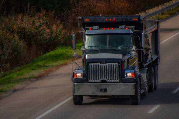 istock Heavy truck on a Canadian highway 2178014902