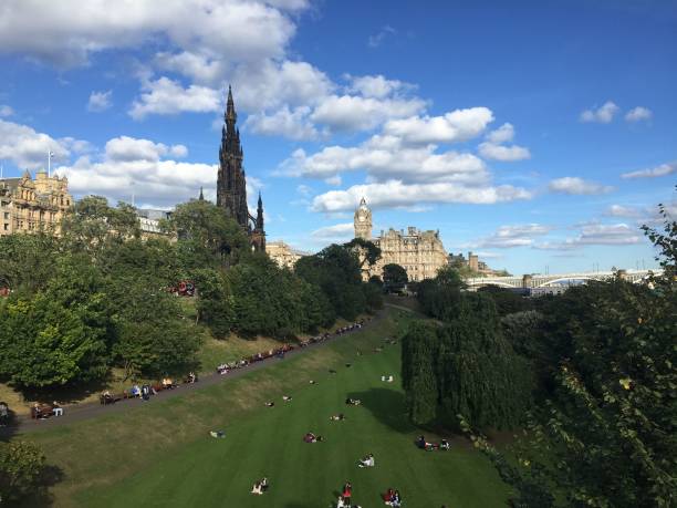 istock Princes Street Gardens with Scott Monument in Edinburgh 2178021564