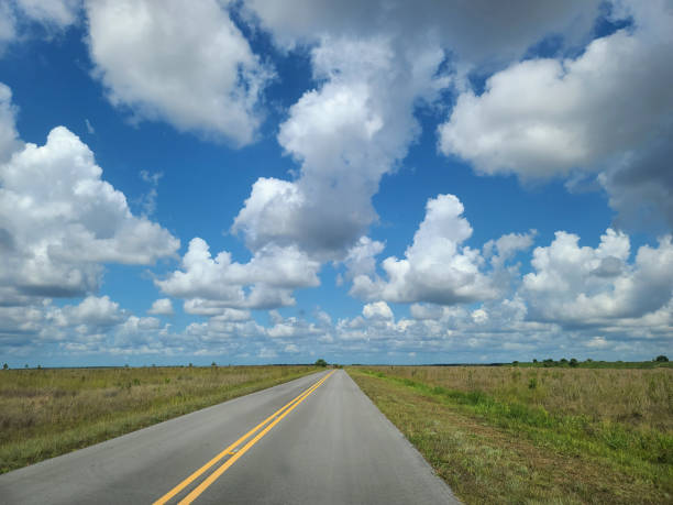 istock Open Road in the Florida Everglades 2178032272