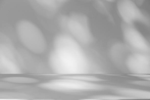 istock Wall interior background, studio and backdrops show products.with shadow from window color white . background for text insertion and presentation product 2178035605