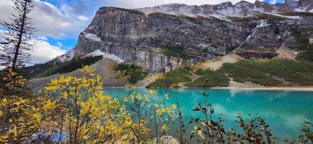 istock Mountain and Lake with Yellow Foliage 2178038550