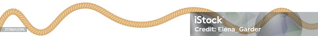 Nautical Rope Loop Frame Nautical Loops Vector Knots For Rope Realistic Knot Round And Square ...
