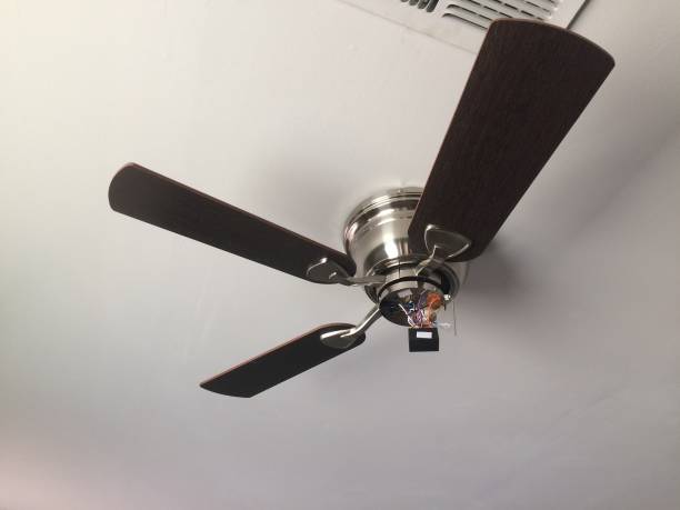 istock Installing a New Ceiling Fan in a Home Living Room 2178043900