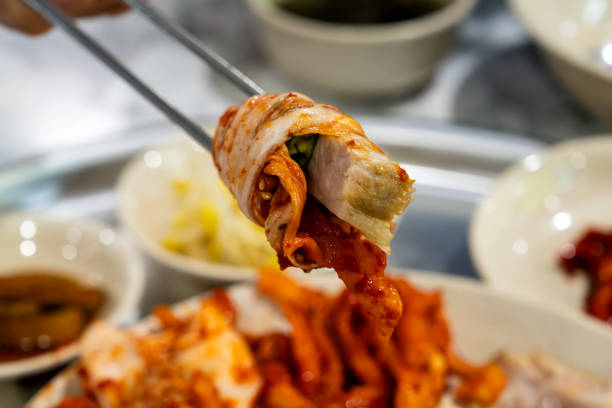 Bossam, a Korean cuisine