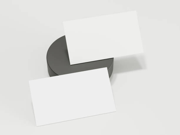 Business card mockup model template