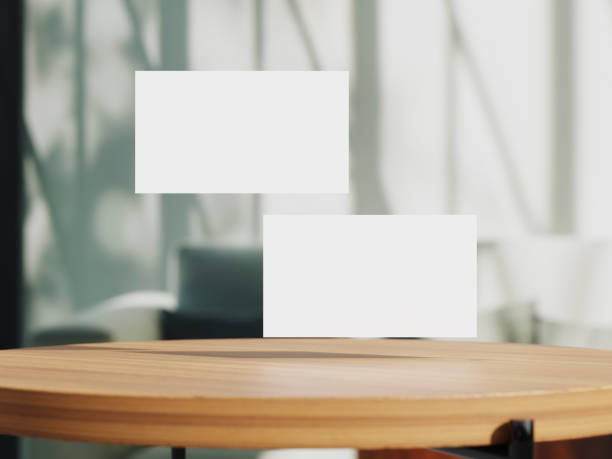 Business card mockup model template