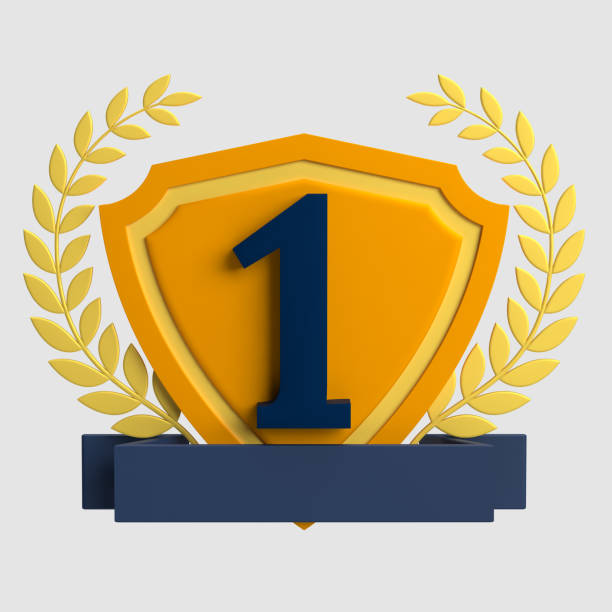 Gold Trophy Award 3D Icon, 3D icon representing achievement and success, winner, perfect for apps, websites, and branding to celebrate milestones and excellence