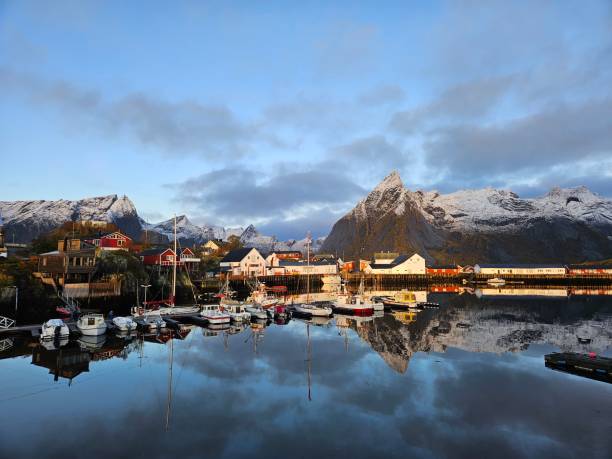 istock Mountain Ranges and Scenery in Lofoten, Norway 2178059297