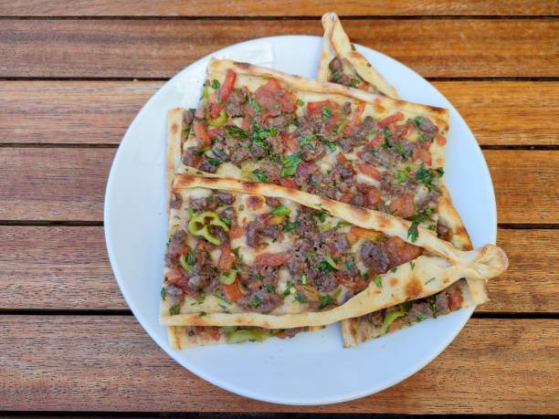 istock Having traditional turkish pita dish at mugla turkey 2178060323