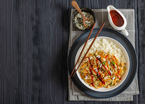 istock tofu egg roll in a bowl with jasmine rice 2178060707