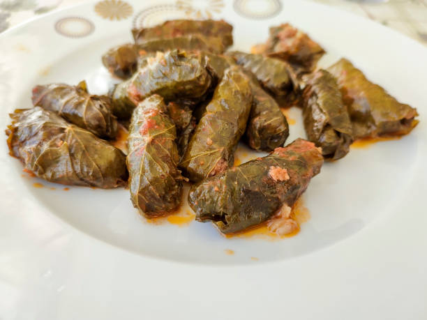 istock turkish vine grape leaf stuffing dolma dish at mugla turkey 2178060713