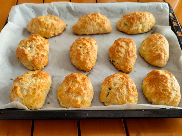 istock Oven baking turkish savory cheese cookies at mugla turkey 2178060717