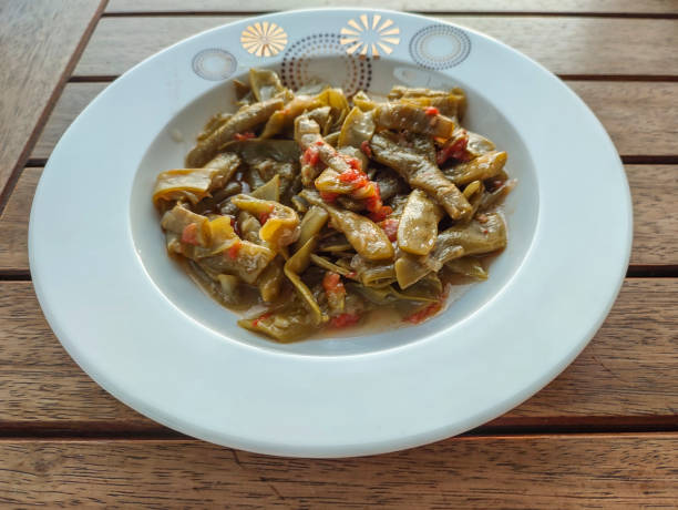 istock Traditional turkish green bean dish servings  in mugla turkey 2178063631