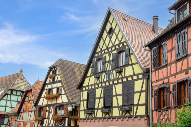 istock Half-timbered houses. Dambach-la-ville 2178065131