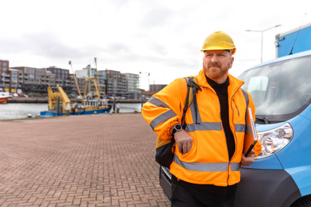 istock Transport dock worker on site during his daily duties 2178066672