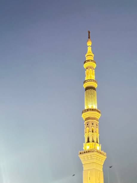 istock The minaret of the Prophet's Mosque 2178071568