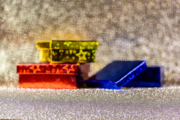 Colorful Christmas gifts