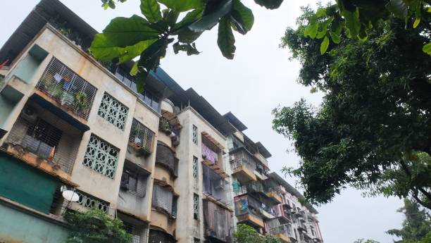 istock Old residential Building in Mumbai 2178077498