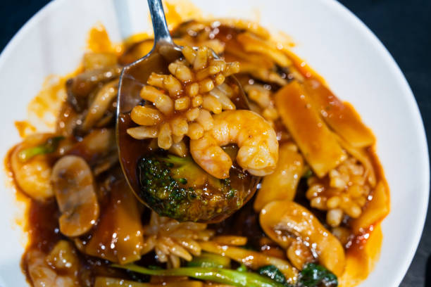 Chinese seafood with vegetable