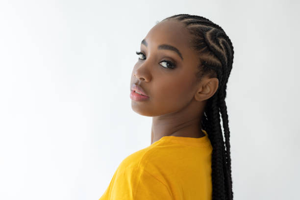 istock African woman with sideway glance 2178092890