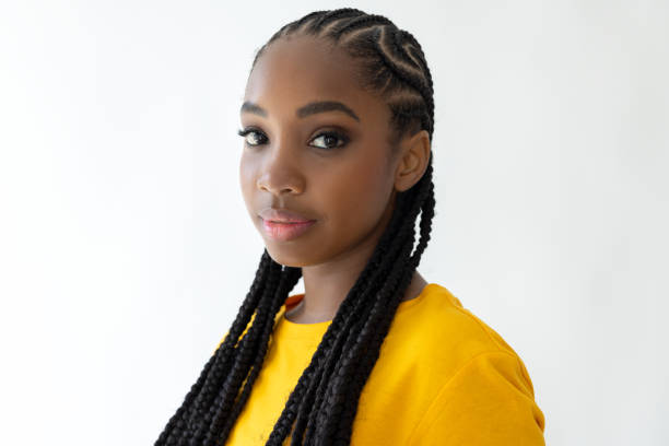 istock Young afro woman looking at camera 2178093183