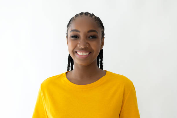 istock African woman smiling 2178093393