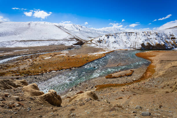 istock Mountain landscape view from Pamir highway, Tajikistan 2178095059