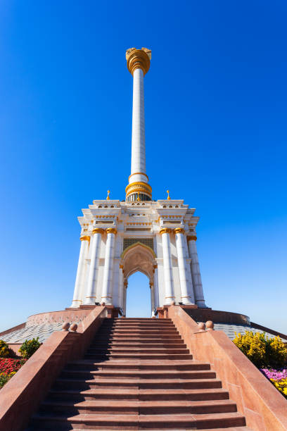 istock Independence Monument in Dushanbe, capital of Tajikistan 2178095708