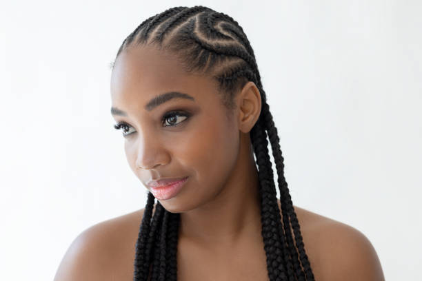 istock African woman looking away 2178096518