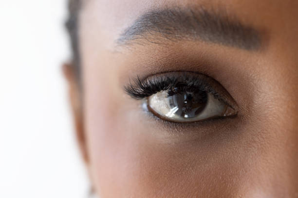istock Close-up of a black woman's eye 2178097994