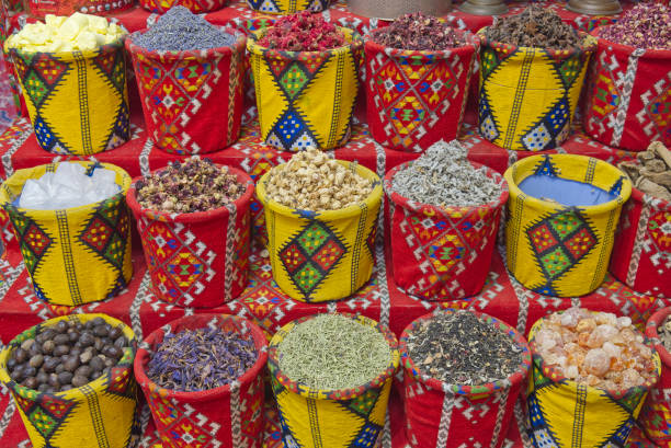 istock colorful baskets full of spices in a Middle Eastern souk 2178105795