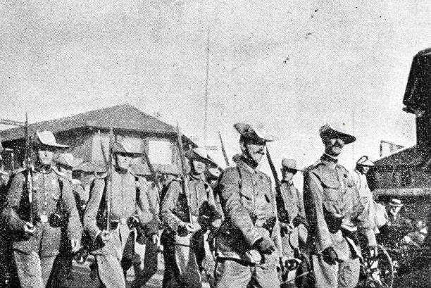 istock Arrival of German soldiers in Shanghai 2178107559
