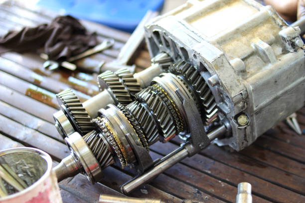 istock Car gear that was removed for repair. 2178107876
