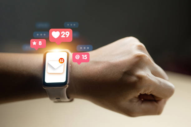 istock A watch with a pink heart and a pink number 29 on it 2178109932