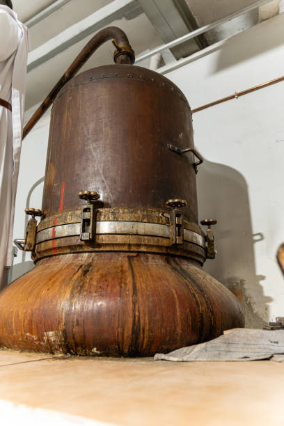 istock Copper Distillation Alembic in Traditional Distillery 2178111398