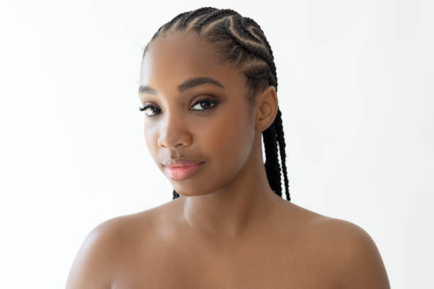istock Pretty african woman looking at camera 2178111404