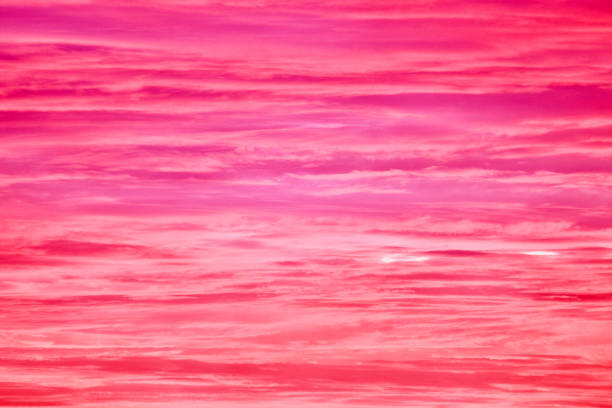 Pink hues of clouds background