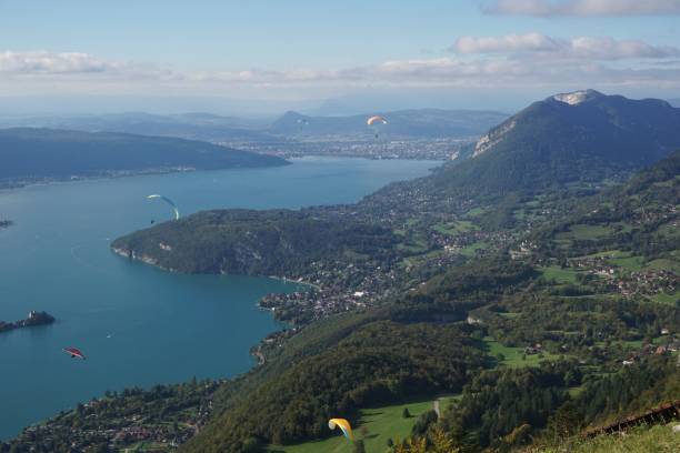 istock Paragliding above Lake Annecy 2178115118