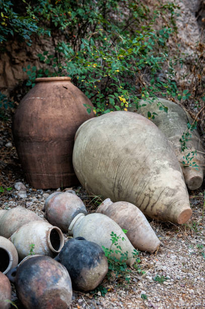 istock Ancient Armenian wine jugs used for traditional fermentation 2178115563