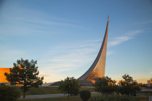 Moscow, Russia, September 20, 2024, Monument to Space Explorers in Moscow. VDNKH.