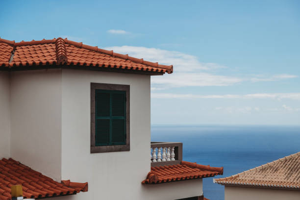 istock Modern house with natural scenery background 2178120269